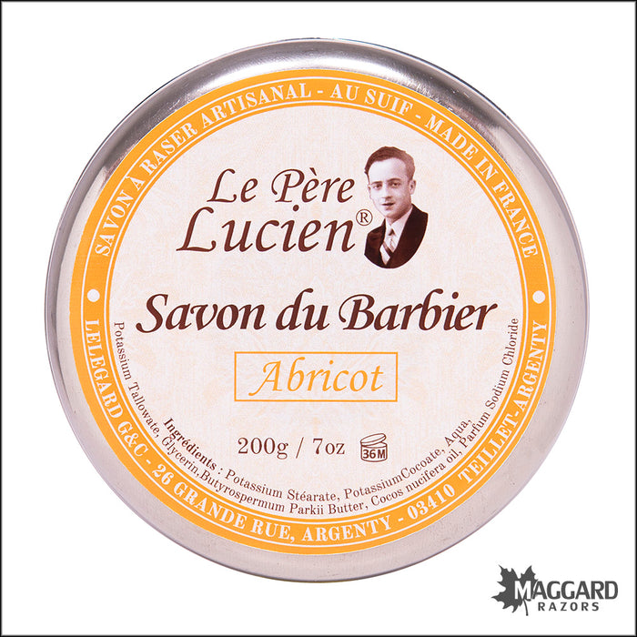 Le Père Lucien Abricot Tallow Shaving Soap, 200g