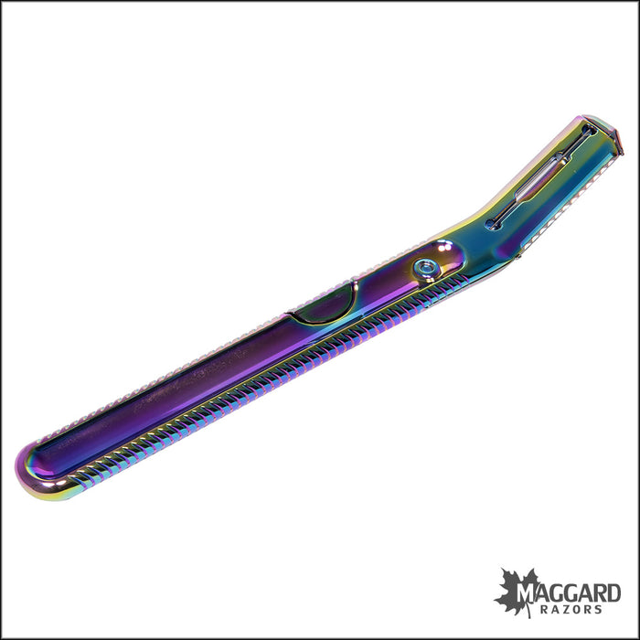 Leaf Dermaplaner Tool - Prism Color, Metal Construction — Maggard Razors