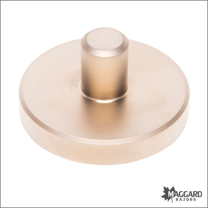 Leaf Base Stand for Twig or Thorn Single Edge Safety Razors, Silver