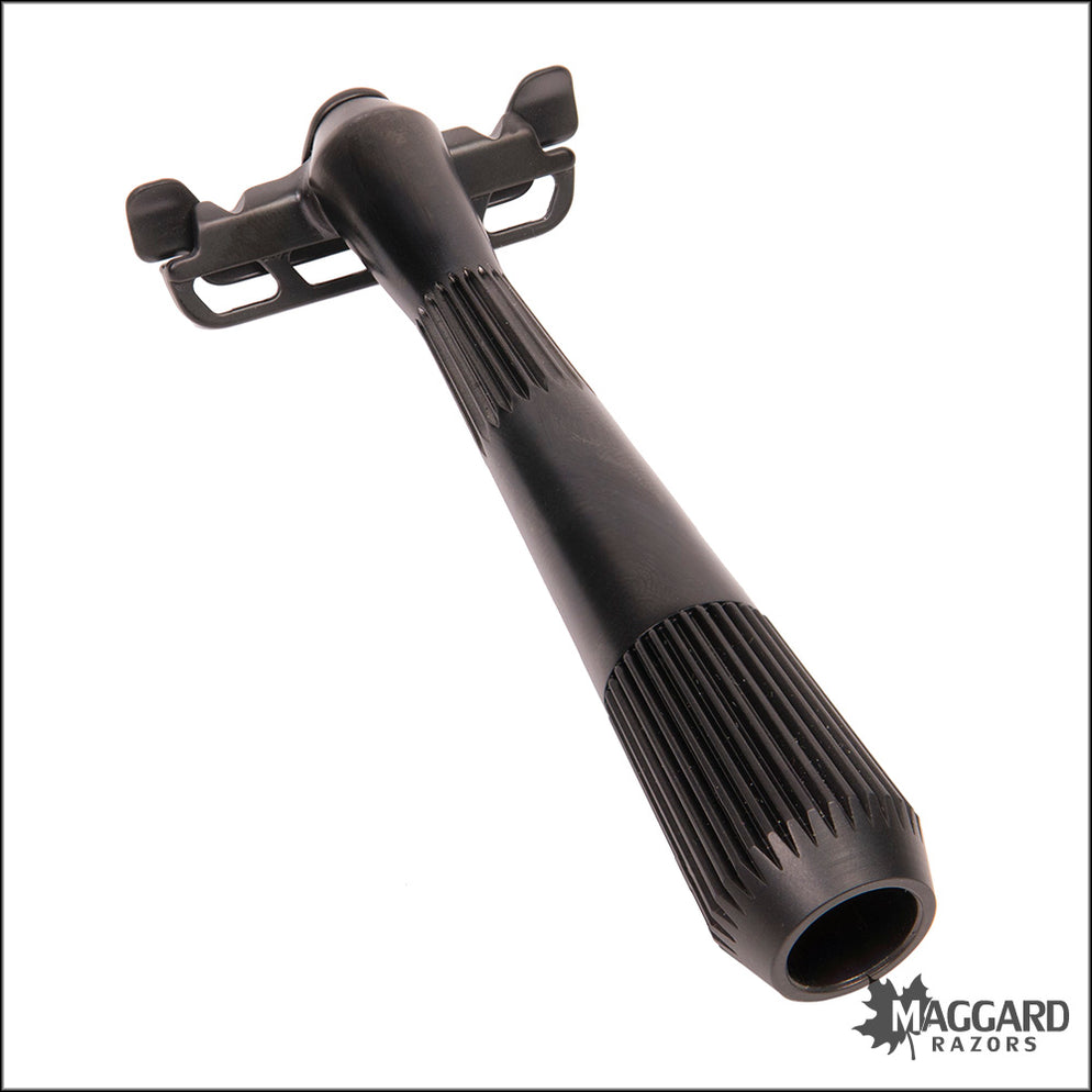 Leaf Thorn Single Edge Fixed Head Razor, with Starter Blades - Black ...