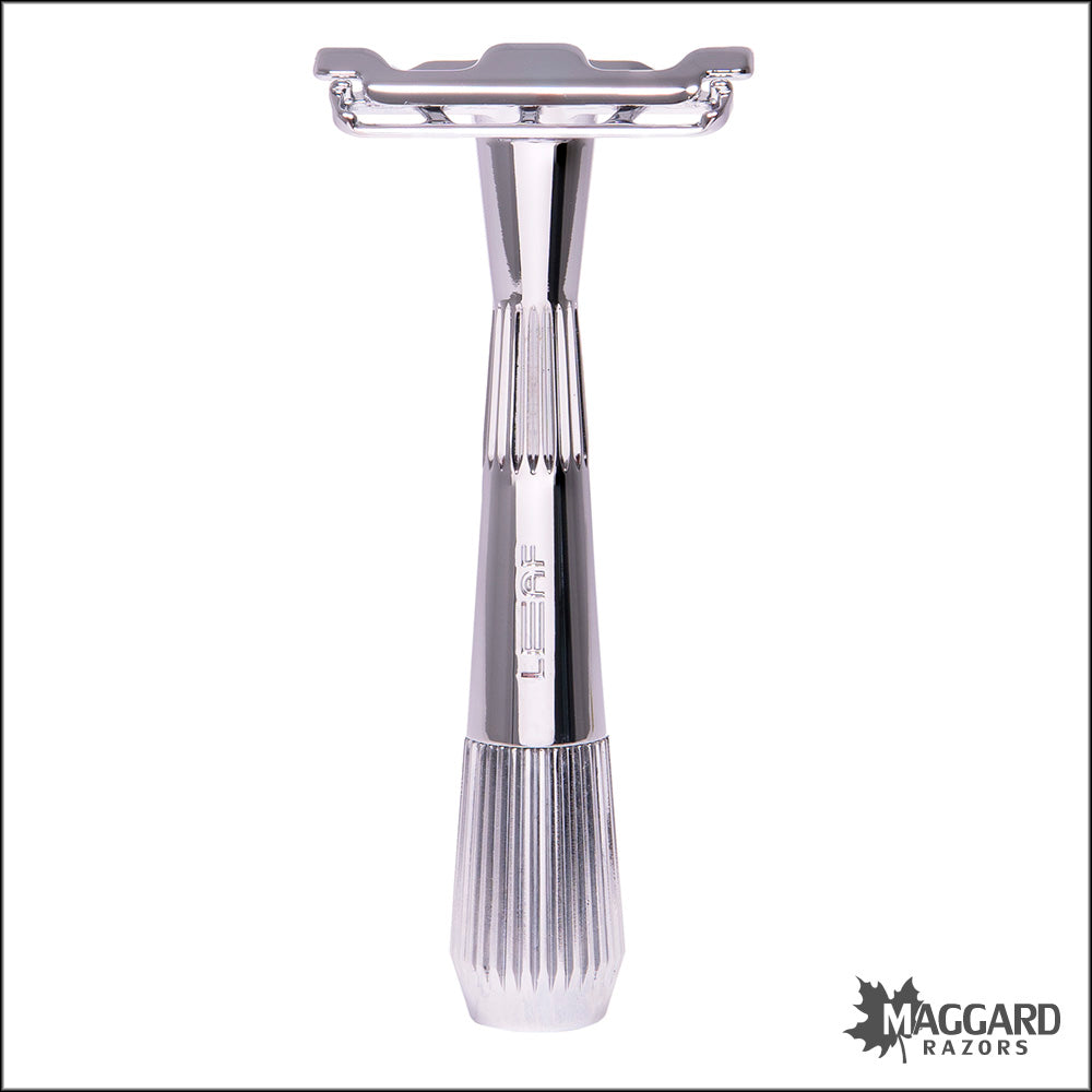 Leaf Twig Single Edge Fixed Head Razor, with Starter Blades - Polished ...