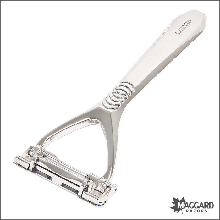Leaf Two - Multi Blade Pivoting Head Safety Razor, Chrome