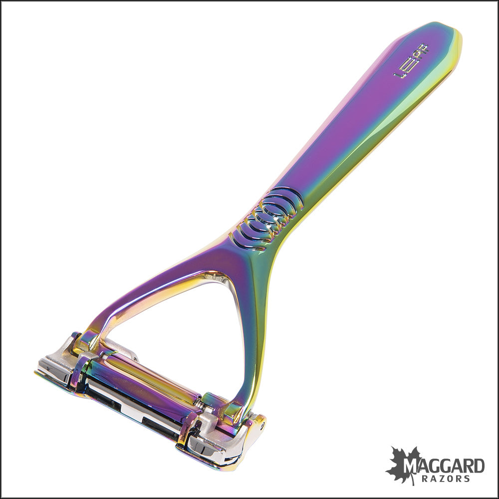 Leaf Two - Multi Blade Pivoting Head Safety Razor, Prism — Maggard Razors