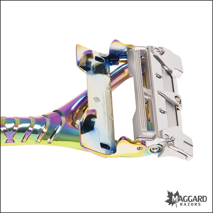 Leaf Two - Multi Blade Pivoting Head Safety Razor, Prism — Maggard Razors