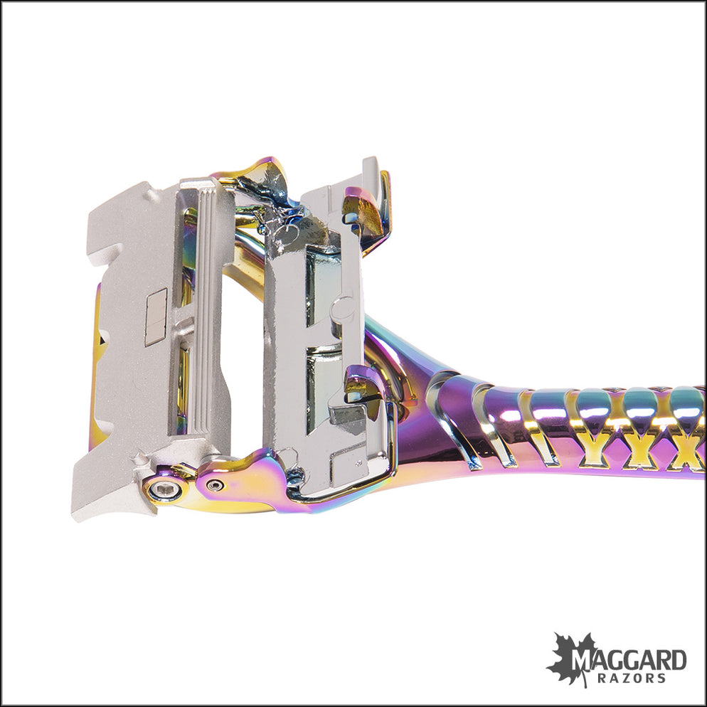 Multi Bladed Razoer Leaf Two - Multi Blade Pivoting Head Safety Razor, Prism — Maggard Razors