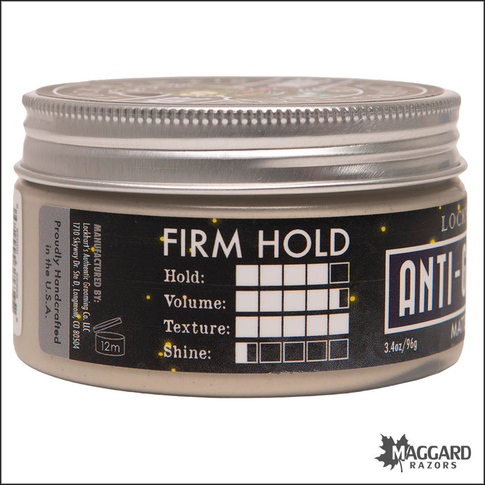 Lockhart's Anti-Gravity Matte Paste Water Based Pomade, 3.4oz