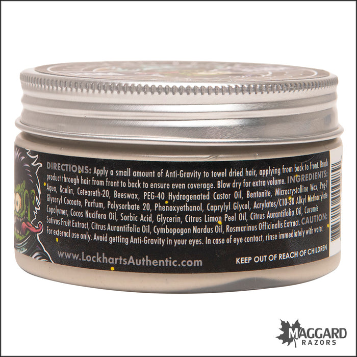 Lockhart's Anti-Gravity Matte Paste Water Based Pomade, 3.4oz