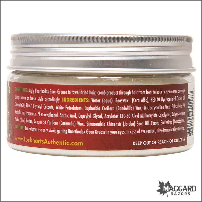Lockhart's Goon Grease Unorthodox Water Based Pomade, 3.4oz - Firm Hold