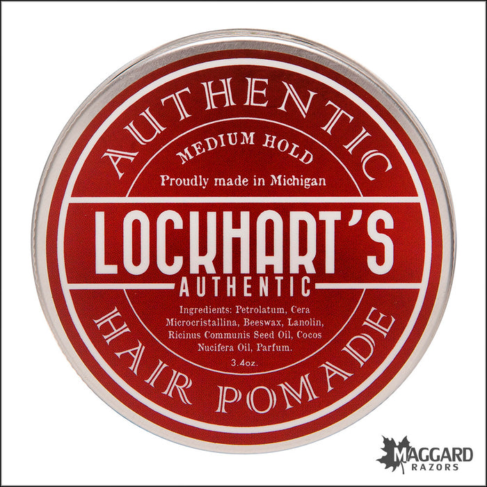 Lockhart's Oil Based Artisan Hair Pomade, 3.4oz - Medium Hold