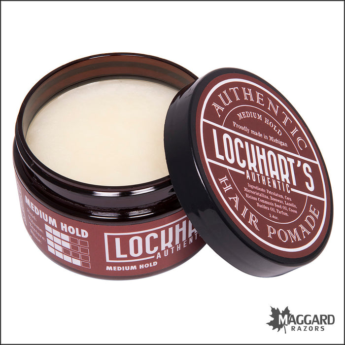 Lockhart's Oil Based Artisan Hair Pomade, 3.4oz - Medium Hold