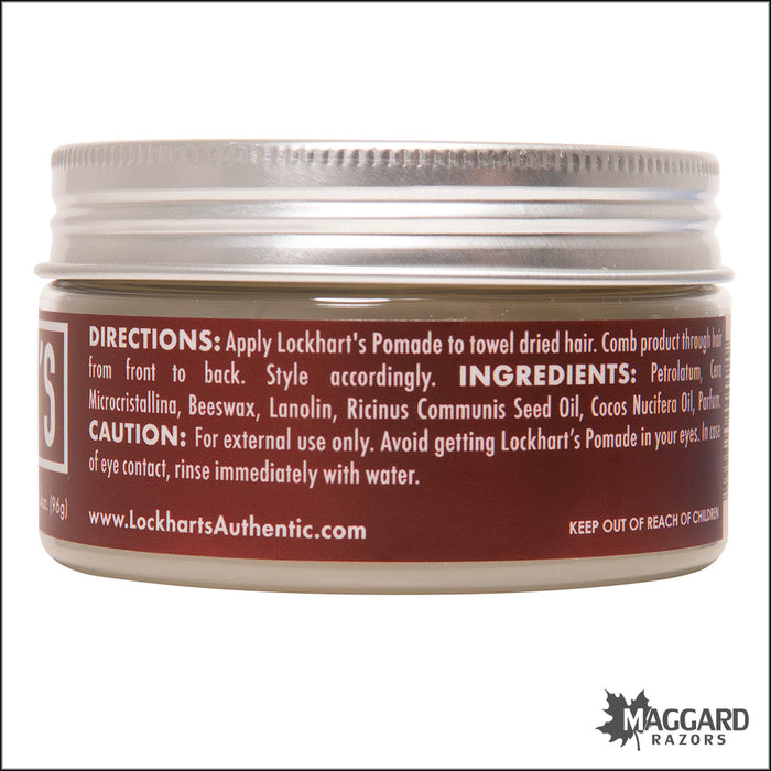 Lockhart's Oil Based Artisan Hair Pomade, 3.4oz - Medium Hold