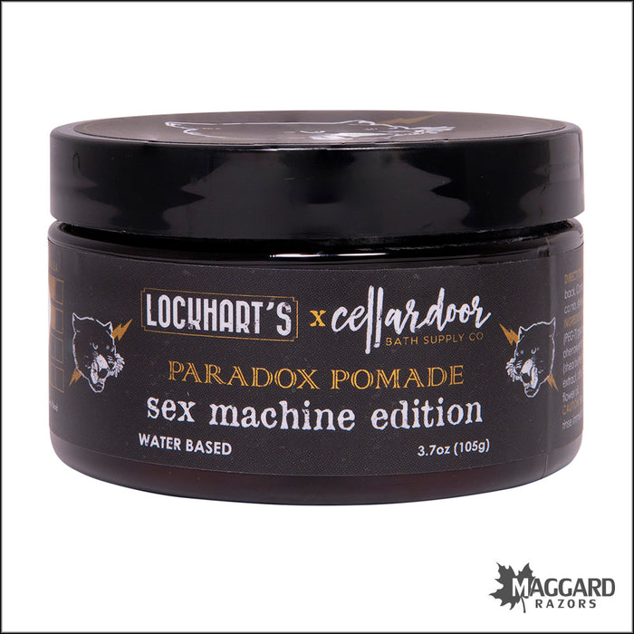 Lockhart's Paradox Firm Hold Water Based Artisan Pomade, 3.7oz - Sex Machine Edition