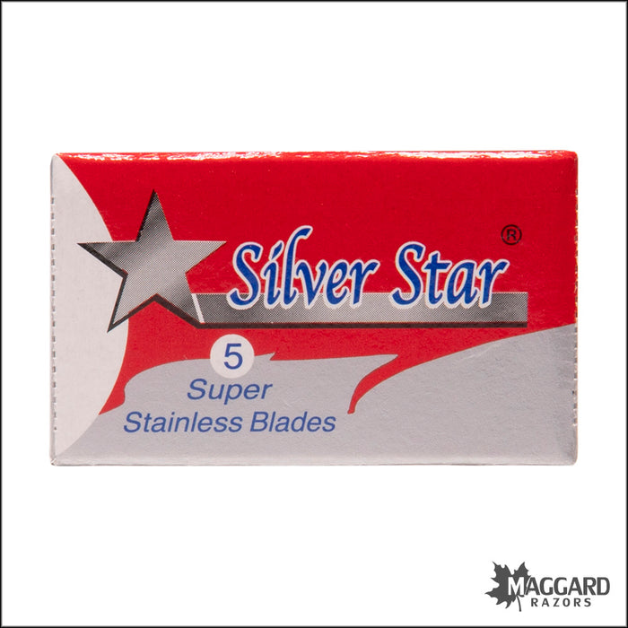 Lord Silver Star Super Stainless Double Edge Razor Blades, 5 Blades