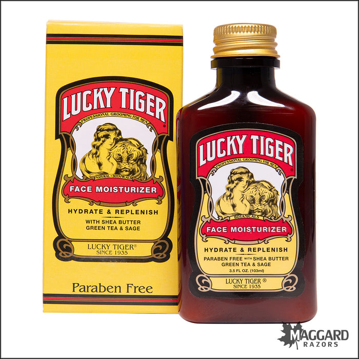 Lucky Tiger Face Moisturizer, 3.5oz