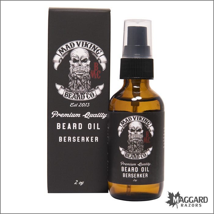 Mad Viking Beard Co. Berserker Artisan Beard Oil, 2oz