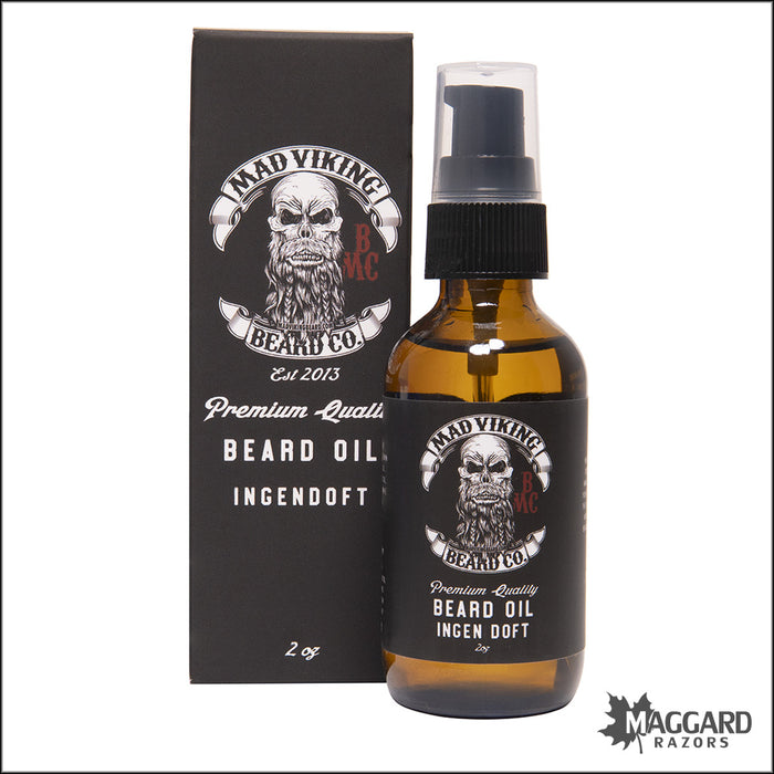 Mad Viking Beard Co. Ingen Doft Artisan Beard Oil, 2oz