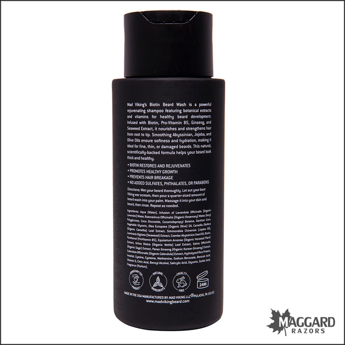 Mad Viking Beard Co. Mjolnir Artisan Beard Wash, 8oz