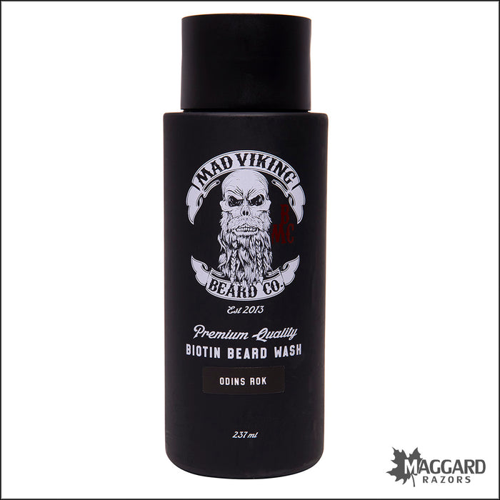 Mad Viking Beard Co. Odin’s Rök Biotin Artisan Beard Wash, 8oz