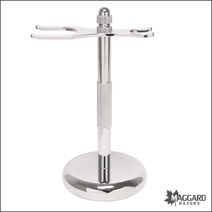 Maggard Razors 25mm Chrome Razor & Brush Stand