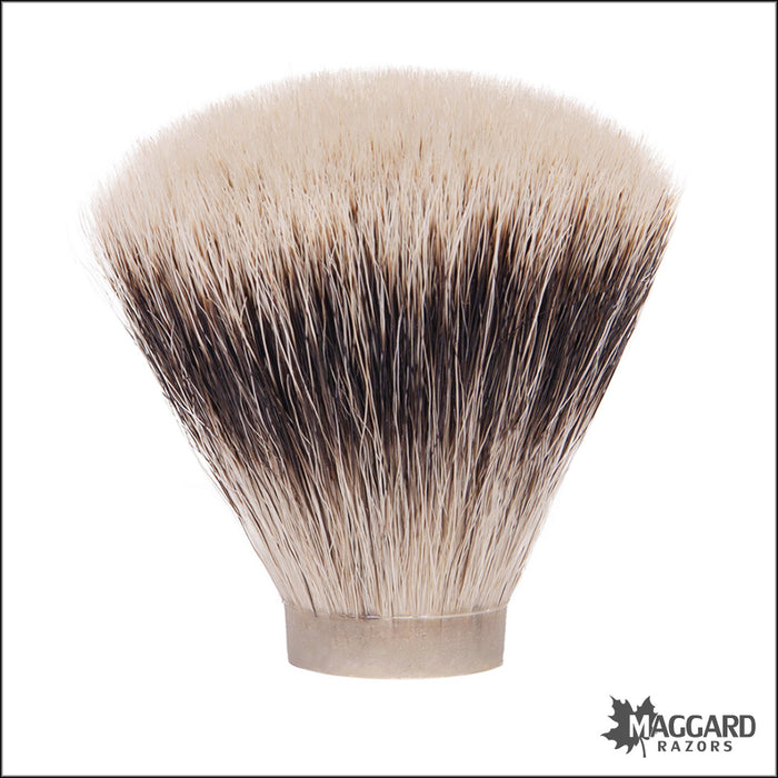 Maggard Razors Shaving Brush Knot 26mm Two Band Badger, Fan Knot