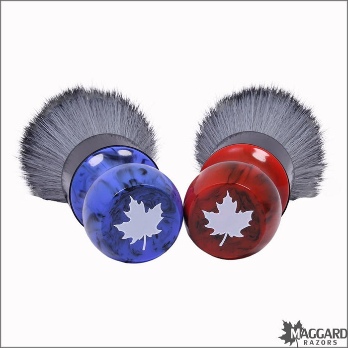 Maggard-Razors-Blue-and-Red-LOGO-Swirl-24mm-Synthetic-Timberwolf-Shaving-Brush