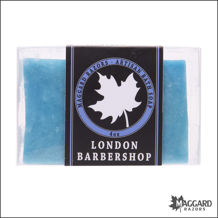 Maggard Razors London Barbershop Bath Soap, 4oz Bar