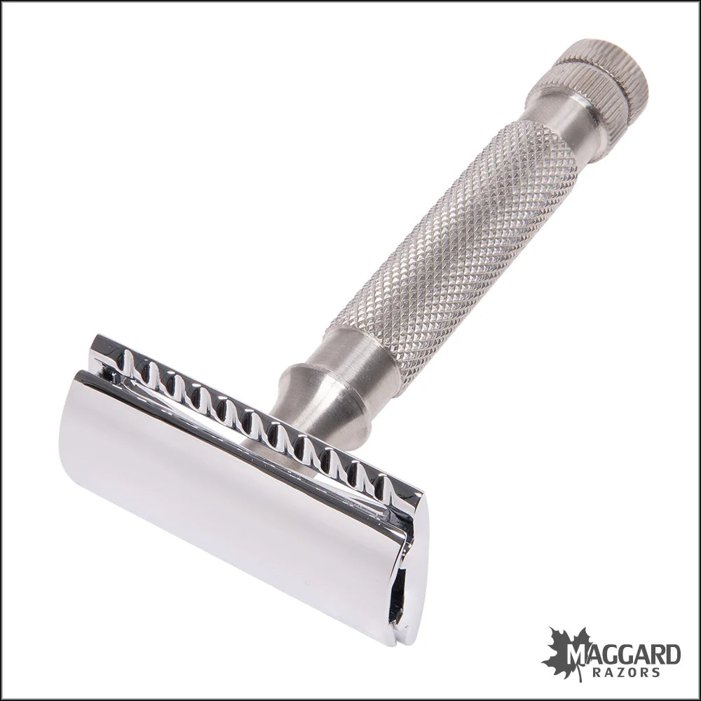 M Razor D Maggard Razors DE Safety Razor MR1 Stainless Steel Handle