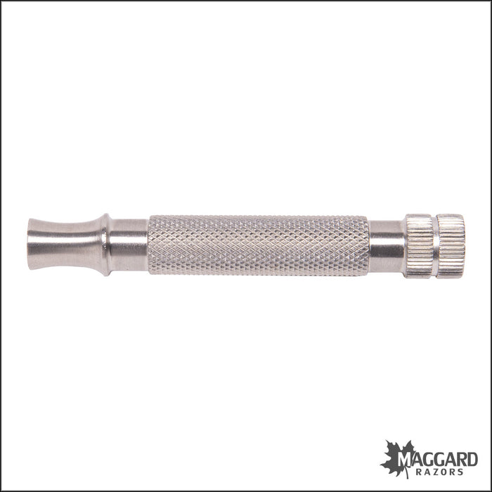 Maggard Razors DE Safety Razor MR1 Stainless Steel, Handle Only