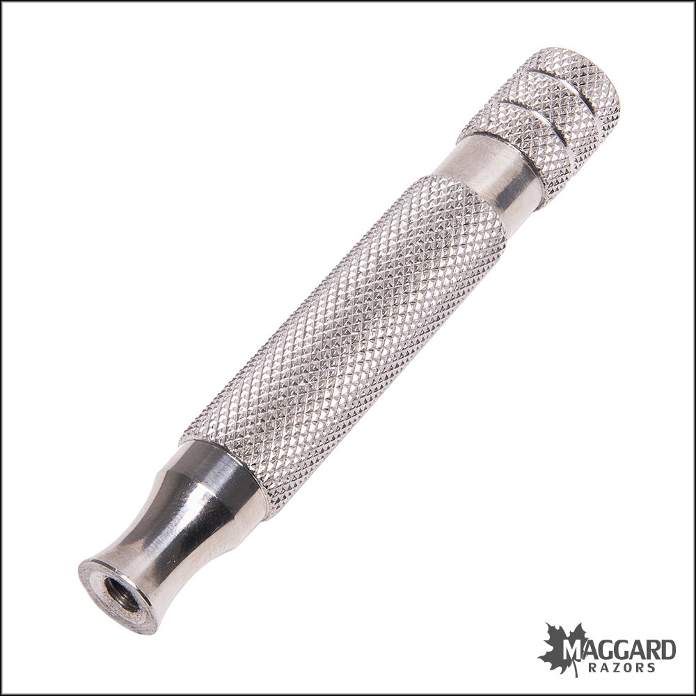 Maggard Razors DE Safety Razor MR11 Stainless Steel, Handle Only