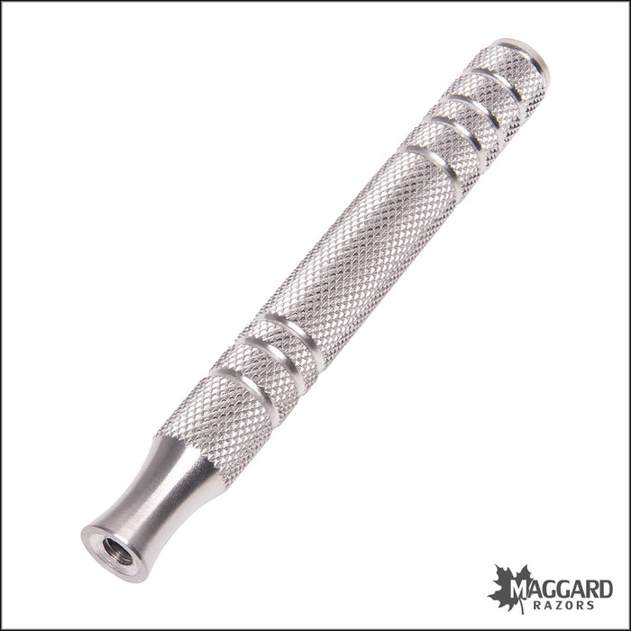 Maggard Razors DE Safety Razor MR7 Stainless Steel, Handle Only