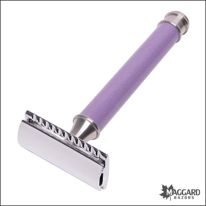 Maggard Razors DE Safety Razor MRP Purple Handle