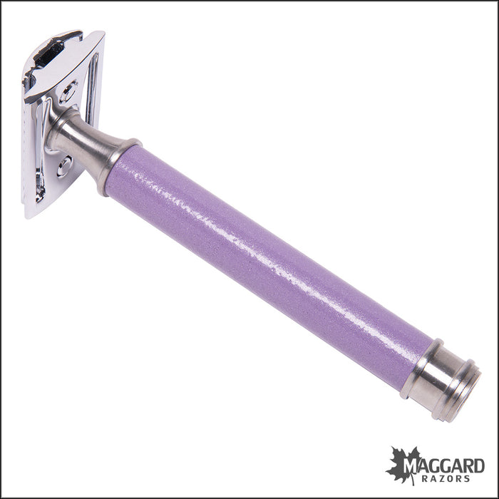 Maggard Razors DE Safety Razor MRP Purple Handle