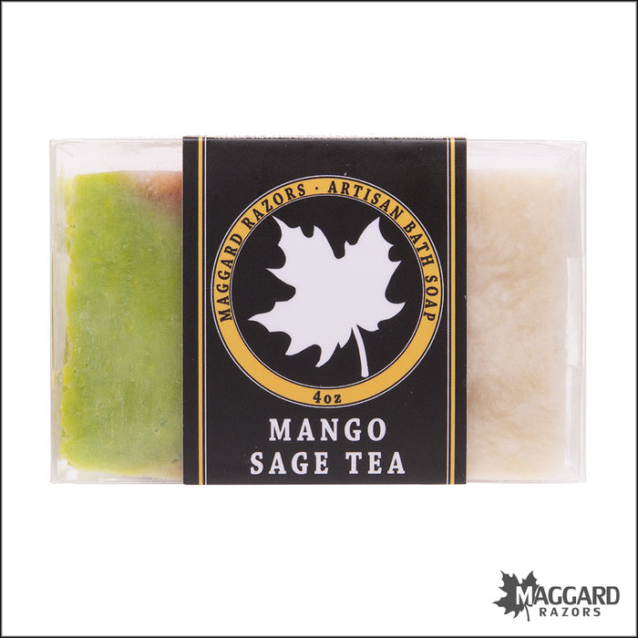 Maggard Razors Mango Sage Tea Bath Soap, 4oz Bar