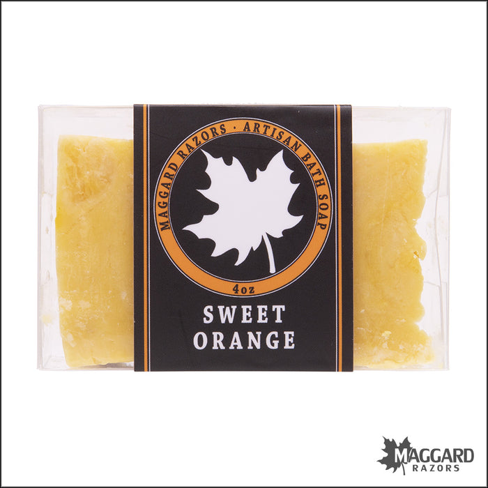 Maggard Razors Sweet Orange Bath Soap, 4oz Bar