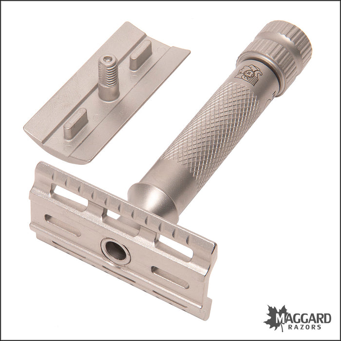 Merkur 34 INOX Special Edition 1896 Stainless Steel DE Safety Razor with Leather Case