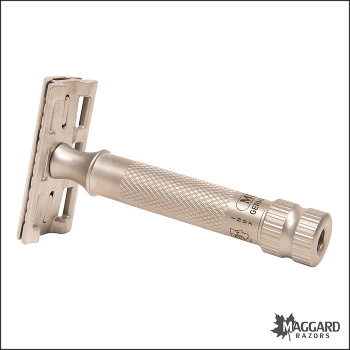 Merkur 34HD INOX Satin Finish Machined Stainless Steel DE Safety Razor, Model 34006