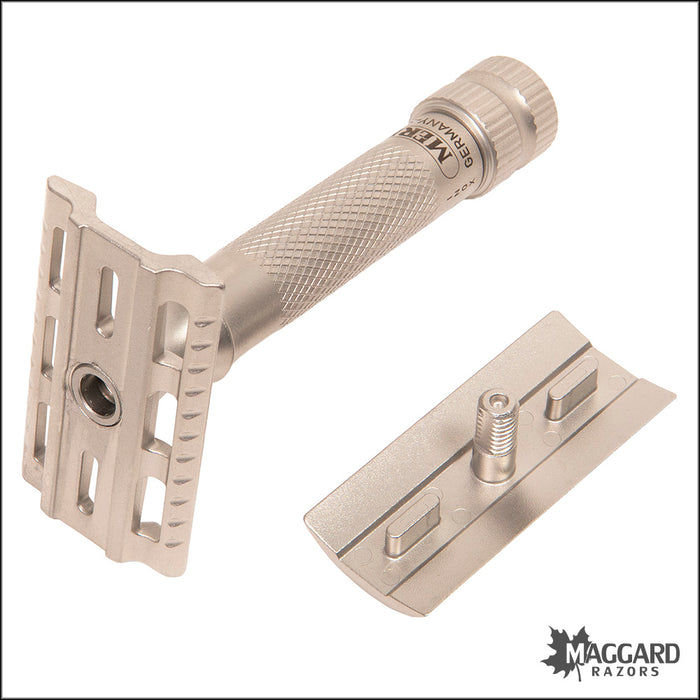 Merkur 34HD INOX Satin Finish Machined Stainless Steel DE Safety Razor, Model 34006