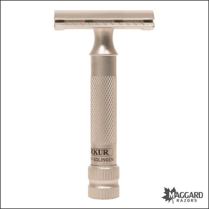 Merkur 34HD INOX Satin Finish Machined Stainless Steel DE Safety Razor, Model 34006