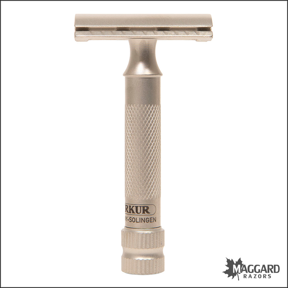 Merkur 34 INOX Satin Finish Machined Stainless Steel DE Safety Razor ...
