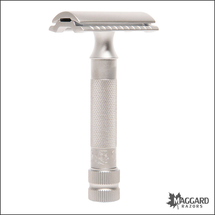 Merkur 34C HD Matte Chrome Heavy Duty Closed Comb DE Safety Razor