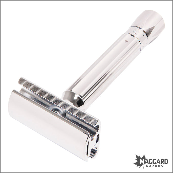 Merkur 500 Progress Chrome Adjustable Closed Comb DE Safety Razor