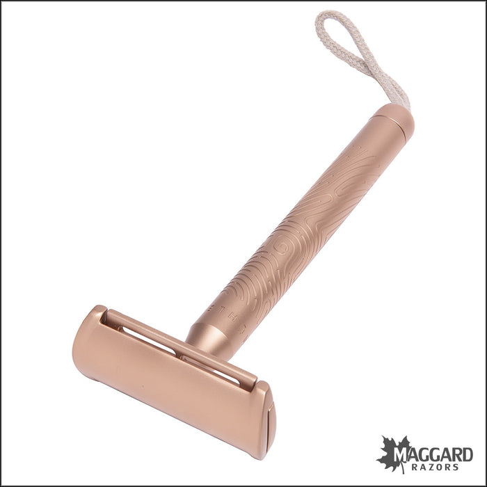 Magic Gold Razor Comb Muhle Companion Unisex Closed Comb DE Safety Razor, with Cord Hook - R ...