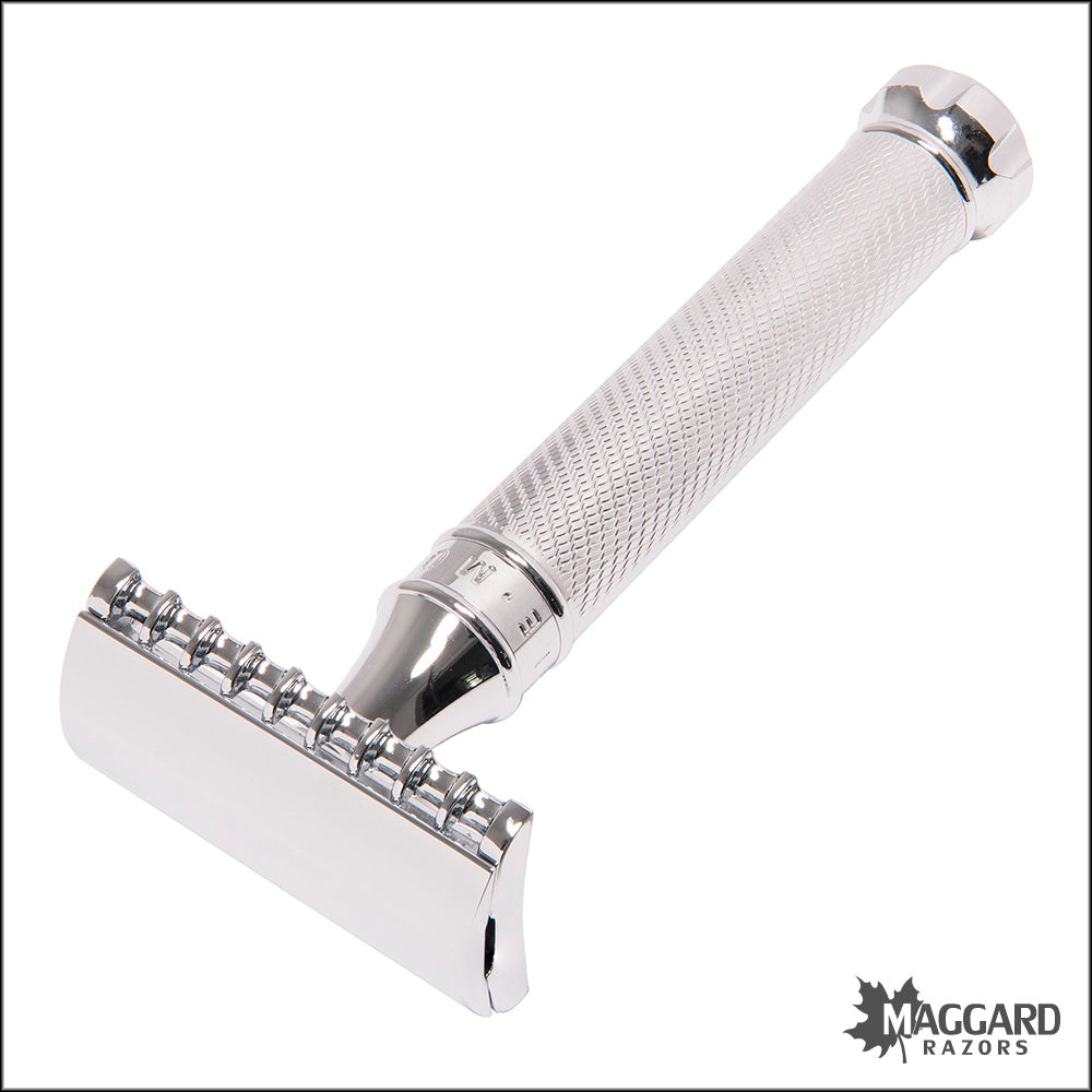 Muhle R41 Twist Chrome Handle Open Comb DE Safety Razor — Maggard Razors