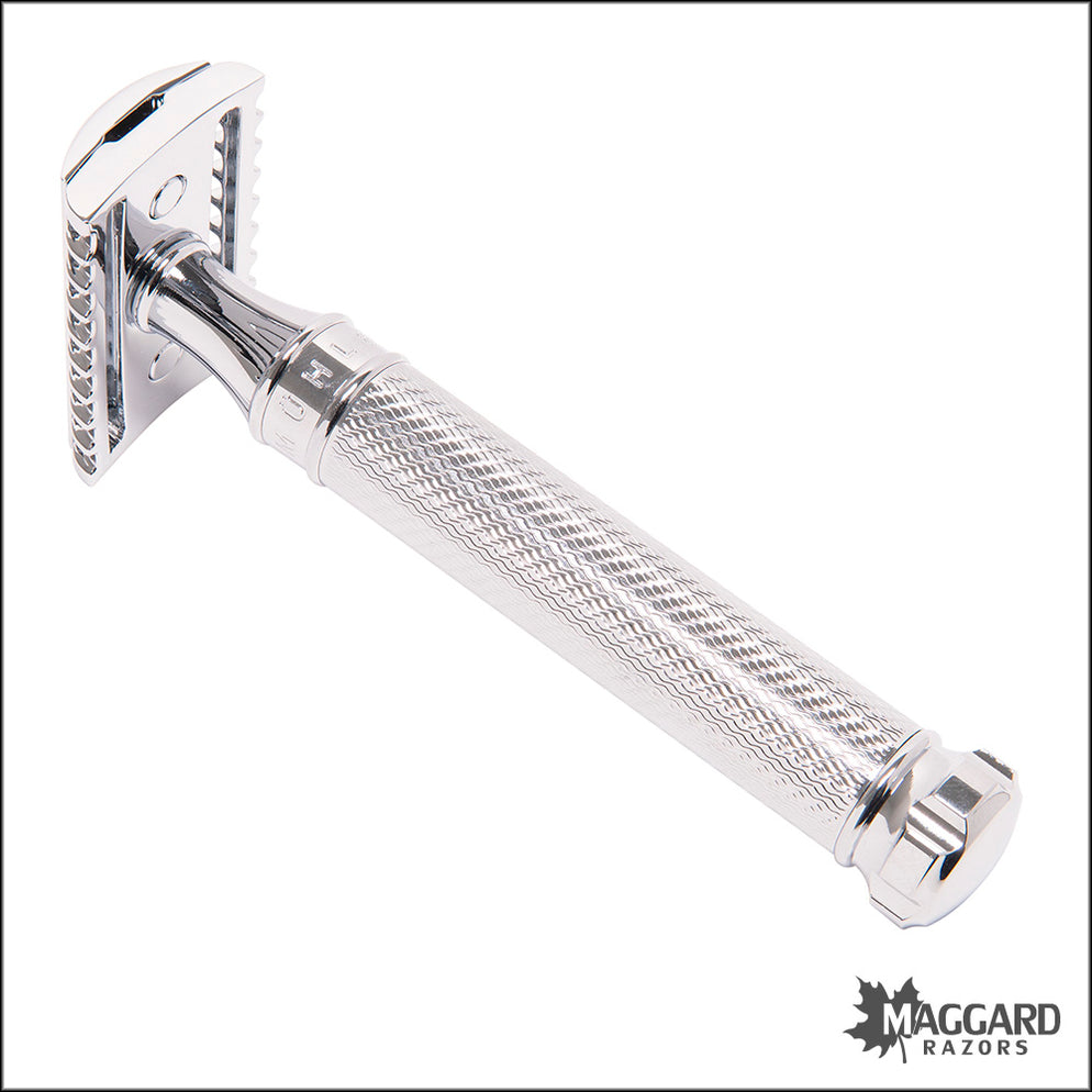 Muhle R41 Twist Chrome Handle Open Comb DE Safety Razor — Maggard Razors