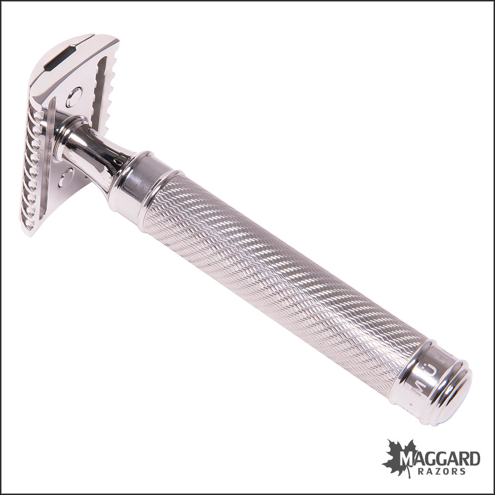 Muhle R41GS Traditional Large Stainless Steel Open Comb DE Safety Razo ...