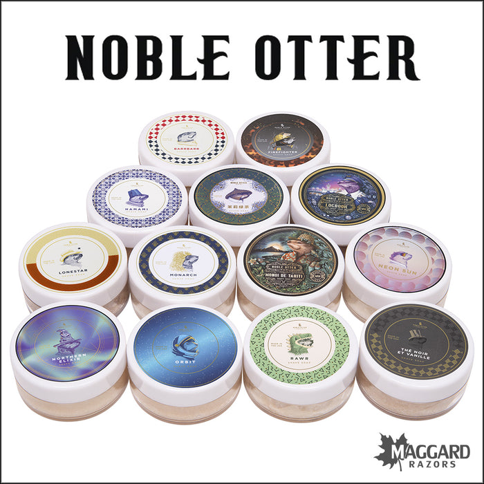 Noble Otter Soap Co. Artisan Shaving Soap Samples