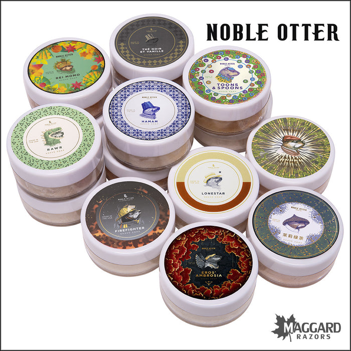 Noble Otter Soap Co. Artisan Shaving Soap Samples