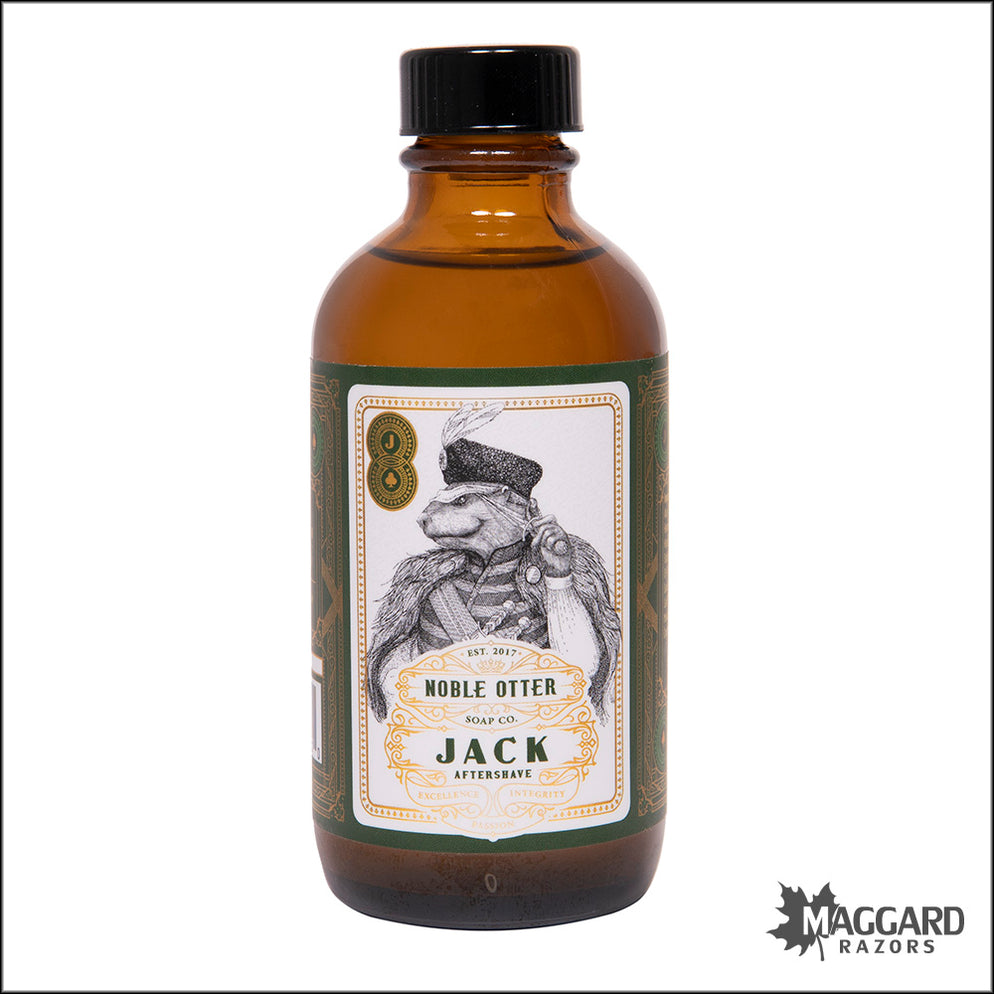 Noble Otter Soap Co. Jack Aftershave Splash, 4oz — Maggard Razors