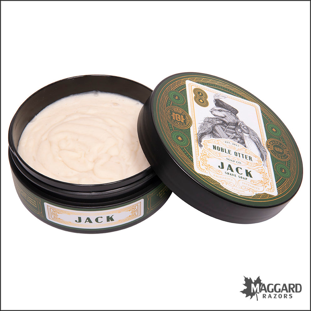 Noble Otter Soap Co. Jack Shaving Soap, 4oz — Maggard Razors