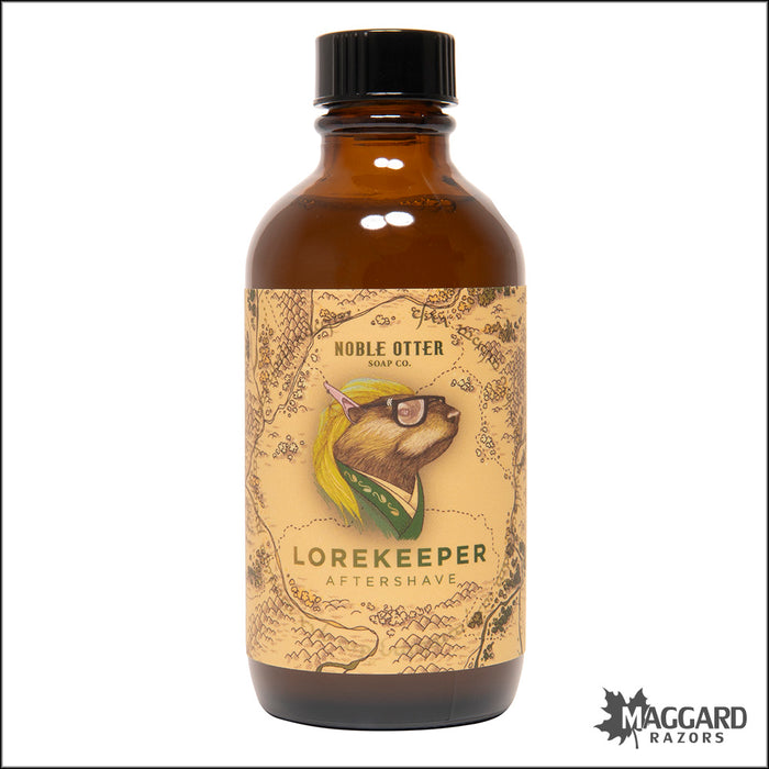 Noble Otter Soap Co. Lorekeeper Aftershave Splash, 4oz